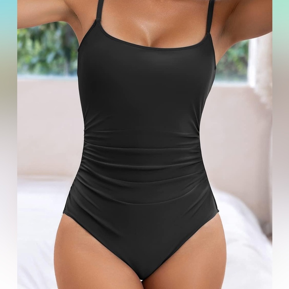 Women's One Piece Swimsuits Tummy Control Ruched Bathing Suit